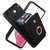For Samsung Galaxy A53 5G Ring Holder RFID Card Slot Phone Case(Black)