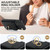 For Samsung Galaxy A53 5G Ring Holder RFID Card Slot Phone Case(Black)