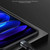 For Xiaomi Redmi Note 12 China Blade Series TPU + Titanium Alloy Phone Case with Holder(Black Blue)
