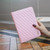 For iPad Pro 11 2022 / 2021 / 2020 Elegant Rhombic Texture Horizontal Flip Leather Tablet Case(Pink)