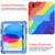 For iPad 10th Gen 10.9 2022 Two-Color Robot Shockproof Silicone + PC Protective Tablet Case(Colorful + Blue)