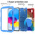 For iPad 10th Gen 10.9 2022 Two-Color Robot Shockproof Silicone + PC Protective Tablet Case(Colorful + Blue)
