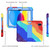 For iPad 10th Gen 10.9 2022 Two-Color Robot Shockproof Silicone + PC Protective Tablet Case(Colorful + Blue)
