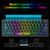 ZIYOULANG K61 62 Keys Game RGB Lighting Notebook Wired Keyboard, Cable Length: 1.5m(White)