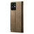For Xiaomi Redmi Note 12 China Denim Texture Leather Phone Case(Khaki)