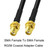 SMA Female To SMA Female RG58 Coaxial Adapter Cable, Cable Length:1m