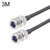 N Female To N Female RG58 Coaxial Adapter Cable, Cable Length:3m