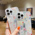 For iPhone 12 Fresh Small Floral Epoxy TPU Phone Case(D02)