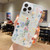 For iPhone 12 Fresh Small Floral Epoxy TPU Phone Case(D04)