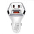 ACC-319PD 45W USB+Dual Type-C Fast Charge Car Charger(White)