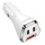 ACC-319PD 45W USB+Dual Type-C Fast Charge Car Charger(White)