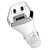 ACC-319PD 45W USB+Dual Type-C Fast Charge Car Charger(White)