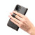 For iPhone 13 Denior Oil Wax Cowhide DK Magnetic Button Leather Phone Case(Black)