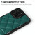 For iPhone 14 Pro Diamond Pattern Leather Phone Case(Green)