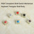 10PCS Cherry MX RGB Transparent Shaft Switch Mechanical Keyboard Triangular Shaft Body, Color: Black Shaft