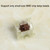 10PCS Cherry MX RGB Transparent Shaft Switch Mechanical Keyboard Triangular Shaft Body, Color: Black Shaft