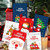 5 Sets  6 Fold Cards + 6 Envelopes + 6 Stickers Christmas Day Greeting Cards(MC8-92)