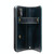 For iPhone 14 Plus Denior Oil Wax Cowhide DK Magnetic Button Leather Phone Case(Dark Blue)