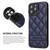 For iPhone 14 Pro Diamond Pattern Leather Phone Case(Blue)