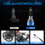 Q2 1 Pair H1 25W / 3000LM / DC9-36V / 6000K IP68 Waterproof Car LED Headlight