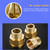 LAIZE 10pcs Internal and External Reducing Diameter Internal Thread External Thread, Caliber:2 Point-3 Point