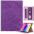 For iPad 10th Gen 10.9 2022 Butterfly Love Flower Embossed Leather Smart Tablet Case(Purple)