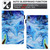 For iPad 10th Gen 10.9 2022 Colored Drawing Leather Smart Tablet Case(Blue Time)