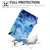 For iPad 10th Gen 10.9 2022 Colored Drawing Leather Smart Tablet Case(Blue Time)