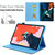 For iPad 10th Gen 10.9 2022 Colored Drawing Leather Smart Tablet Case(Blue Time)