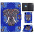 For iPad 10th Gen 10.9 2022 Electric Pressed Colored Drawing Smart Leather Tablet Case(National Elephant)