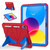 For iPad 10th Gen 10.9 2022 Silicone + PC Shockproof Protective Tablet Case(Red+Blue)