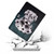 For iPad 10th Gen 10.9 2022 Electric Pressed Colored Drawing Smart Leather Tablet Case(Speckled Dog)