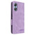 For OPPO A17 Magnetic Clasp Leather Phone Case(Purple)