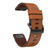 For Garmin Fenix 6 GPS 22mm Leather Steel Buckle Watch Band(Brown)