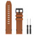 For Garmin Fenix 6 GPS 22mm Leather Steel Buckle Watch Band(Brown)