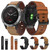 For Garmin Fenix 6 GPS 22mm Leather Steel Buckle Watch Band(Brown)