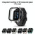 For Garmin Venu Sq2 PC + 9H Tempered Glass Integrated Protective Watch Case(Pink)