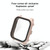 For Garmin Venu Sq2 PC + 9H Tempered Glass Integrated Protective Watch Case(Pink)
