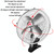 Car Powerful Fixing Clip Cooling High Wind Power Electric Fan, Specification: 8 inch Metal 12V