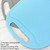 10 PCS Plastic Anti-Slip Kitchen Cutting Board(No. 2 Gray)