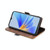 For vivo V25 5G/V25e 5G/X80 Lite Contrast Color Side Buckle Leather Phone Case(Light Brown+Green)