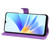 For OPPO A17 Retro Skin Feel Butterflies Embossing Horizontal Flip Leather Phone Case(Purple)