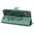 For OPPO A17 Retro Skin Feel Butterflies Embossing Horizontal Flip Leather Phone Case(Green)