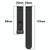 For Amazfit GTR 42mm 20mm Folding Magnetic Clasp Silicone Watch Band(Black+Red)