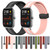 For Amazfit GTS 20mm Folding Magnetic Clasp Silicone Watch Band(Black+Grey)