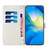 For Infinix Hot 11s NFC Painted Marble Pattern Leather Phone Case(Blue Green)