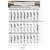 Coated Paper Flute Chord Fingering Practice Chart Staff Chord Fingering(Small)