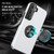 For Samsung Galaxy S23+ 5G PC + TPU Magnetic Phone Case with Invisible Ring Holder(Silver)
