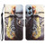 For OPPO A17 Colored Drawing Leather Phone Case(Tiger)