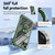 For iPhone 14 Plus TPU + PC Lens Protection Phone Case with Ring Holder(Green)